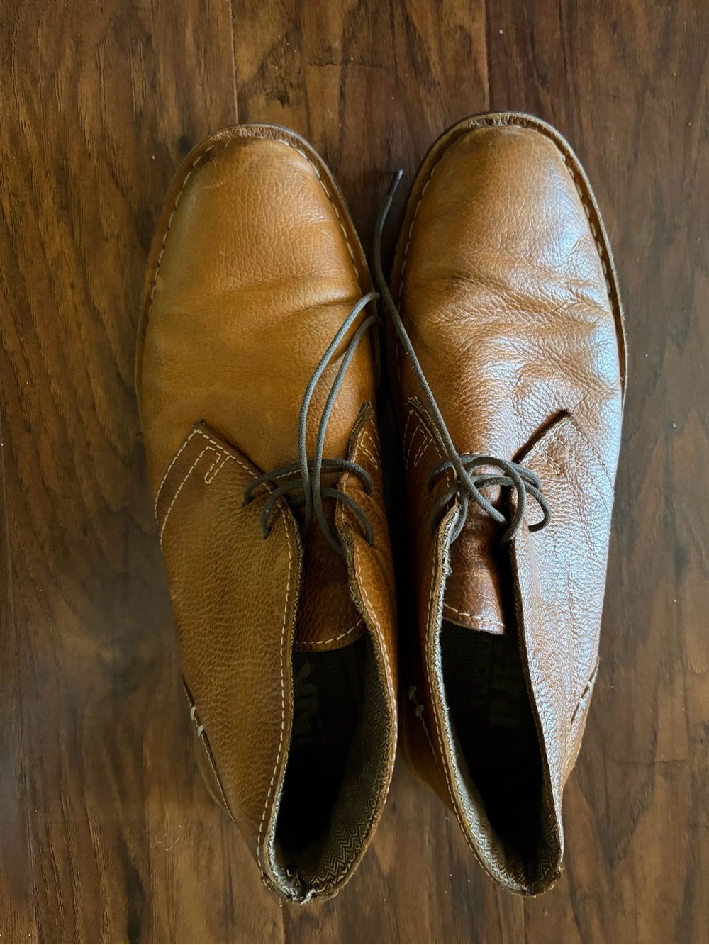 Men’s Tan Brown Leather Chukka Boots